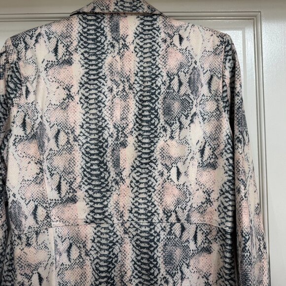 New with Tags Joseph Ribkoff Jacket Grey, Pink & White sz M - Picture 3 of 9